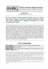 Myanmar: Mu Traw District Incident Report: Burma Army air strikes killed three villagers, injured 12 villagers including a child, and caused destruction to villagers’ buildings in Lu Thaw Township (April 2026)