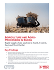 Agriculture and Agro-Processing in Sudan: Rapid supply chain analysis in South, Central, East and West Darfur (June 2026)